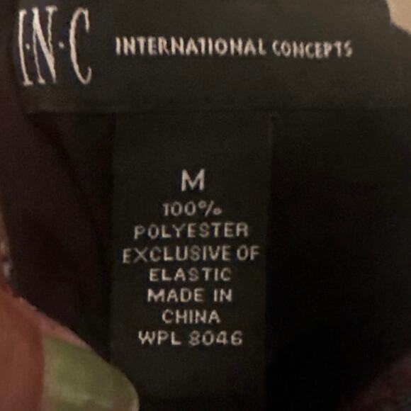 INC International Concepts Slit-Sleeve Geometric Dress – Multicolor, Size M - Picture 7 of 7